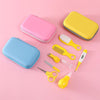 8 in 1 EVA Bag Baby Cleaning Care Set Baby Daily Cleaning Kit(Yellow)