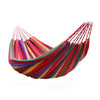 Red Stripe Single Widening Camping Outdoor Canvas Hammock, Size: 190cm x 100cm