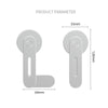 Central Control Screen Hidden Magnetic Car Phone Holder (Silver)