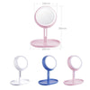 GJ-101 Home LED Desktop USB Makeup Mirror(Pink)