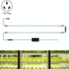 LED Plant Lamp Household Full Spectral Filling Hard Lamp Strip, Style: 50cm 2 Head(Sun Light AU Plug)