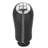 For Renault Clio III MK3 Car Gear Lever Knob Leather Gear Shift Knob(White)