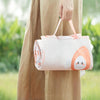 Outdoor Beach Waterproof Floor Mat Portable Picnic Cloth Folding Blanket, Size: Medium (Toast Orange)
