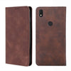 For Alcatel Axel / Lumos Skin Feel Magnetic Horizontal Flip Leather Phone Case(Dark Brown)