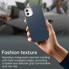 For iPhone 11 Carbon Fiber Series IMD Phone Case(Blue)