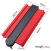 10 Inch Self-locking Contour Gauge Encryption Widens Arc Measuring Ruler(Green)