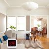 Desk Table Digital Backlight LED Alarm Clock with Time & Date & Temperature & Humidity Display