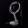 G118 1080-Degree Rotating Folding Magnetic Phone Holder Dashboard Suction Cup Car Mount(Grey)