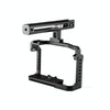 YELANGU C22 YLG0334B Video Camera Cage Stabilizer with Handle for Canon EOS R5/R6 (Black)