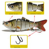 LK001-05 10cm Multi-sectional Bionic Bait Hook Long-distance Casting Sea Fishing Fake Lures