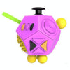 12 Sides Magic Cube Generation 2 Decompression Cube Toy with Gears & Rotating Dial & 360 Degree Joystick