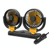 SUITU Car Foldable Cooling Fan Automobile Summer Temperature Reduction Fan, Model: Dual 12V Cigarette Lighter Energized