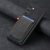 For Samsung Galaxy S25 5G Denim Texture Leather Skin Phone Case with Card Slot(Black)