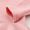 Spring and Autumn Female Babies Cotton Sanded Lotus Leaf Large Swing Skirt Dress(Pink)