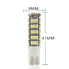 10 PCS T10 DC12V / 1.5W / 6500K / 75LM Car Clearance Lights Reading Lamp with 68LEDs SMD-3020 Lamp Beads