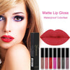 Lip Gloss Nude Matte Liquid Lipstick Waterproof  Long Lasting Moisturizing Lip Makeup Cosmetics(06)