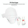 1 Pair 006 Anti-crease Anti-wrinkle Invisible Shoe Shield Holder Protector(Black)