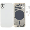 iPhone 12 Mini Back Housing Cover, SIM Tray, Keys & Lens (White)
