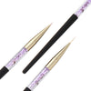 Monja 7/9/11mm 3 PCS/set Brush Liner Flower Grid Image Painting Acrylic Handle Drawing Pen Manicure Tool(Powder Drill)