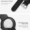 YAZOLE Simple Fashion Quartz Couple Watch(521 Black Shell Black Tray Black Belt)