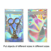 100PCS Laser Self-sealing Packaging Bag Data Line Aluminum Foil Plastic Bag , Size: 6x23cm