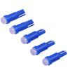 5 PCS T5 0.5W 20LM Blue Light 1 LED COB LED Instrument Light Bulb Dashboard Light for Vehicles, DC 12V(Blue)