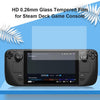 50 PCS 0.26mm 9H 2.5D Tempered Glass Film For Steam Deck Game Console