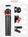 YELANGU T1 YLG1202A Pocket Mini Metal Desktop Tripod Mount with 360 Degree Ball Head for DSLR & Digital Cameras (Black)