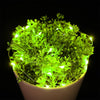10m 5VMN 6W 500LM LED Silver String Light, USB Powered SMD-0603 Festival Lamp / Decoration Light Strip(Green Light)