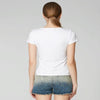 Parrot Pattern Short-sleeved T-shirt for Woman, Size: XL(White)