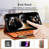 For Samsung Galaxy A26 5G ESEBLE Star Series Lanyard Zipper Wallet RFID Leather Case(Brown)