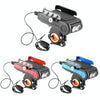 BG-2021 Bicycle Front Light 4 In 1 Mobile Phone Holder Horn Light Mountain Bike Front Light, Colour: 4000 MAH Blue