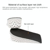 Heighten Heel Insert Shoes Pad Cushion Arch Height Increase Half Insole, Height: 3cm