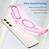 For Samsung Galaxy S23+ 5G MagSafe Frosted Translucent TPU + PC Full Coverage Phone Case(Pink)