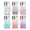 For iPhone 12 / 12 Pro Capsule Glitter TPU Hybrid PC Airbag Phone Case(Blue)