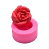 Three-dimensional Rose DIY Silicone Mold Cake Baking Decoration(Pink)