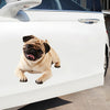 Style 2 Large 3D Simulation Dog Car Stickers Rain-Proof Sunscreen Car Sticker Scratch Shaving Decoration Stickers