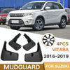 For Suzuki VITARA  2016-2019 4pcs/Set Car Auto Soft Plastic Splash Flaps Fender Guard