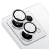 For Xiaomi Redmi Note 13 5G NORTHJO Camera LensCD Vein Metal Ring Tempered Glass Film(Silver)