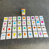 36pcs /Box Children Enlightenment Early Learning English Word Cards, Style: C2 Shape