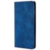For Samsung Galaxy S25 Ultra 5G Skin Feel Magnetic Leather Phone Case(Blue)