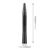 Short Universal Antenna De Angle Adjustable Car Aerial Antenna Car Stereo Antenna Universal De Facil Instalacion (Black)