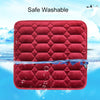 Car USB Seat Heater Cushion Warmer Cover Winter Heated Warm Mat, Style: Square (Beige)