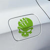 A-047 Demon Claw Skull Head Car Body Decoration Sticker(Green)