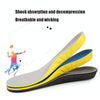 Shock Absorption Thickening Slow Rebound Soft and Comfortable Wicking Insole, Size:S(Black Background Suede Gray)