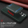 For Samsung Galaxy S23 FE 5G BETOPNICE Vertical Flip Detachable MagSafe Wallet Phone Case(Green)