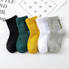 5 Pairs / Pack Spring And Summer Children Socks Combed Cotton Tube Socks S(Smile)