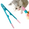 Cat Eye Tear Stain Remover Brush - Blue/Pink