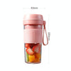 FS1300 Mini Juicer Home Portable Cooking Machine Student Juice Cup Juicer, Colour: Gem Blue Double Blade
