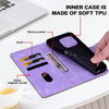 For Redmi Note 12 5G Global Lace Floral Embossed Magnetic Buckle PU Phone Case With Wrist Strap(Purple)